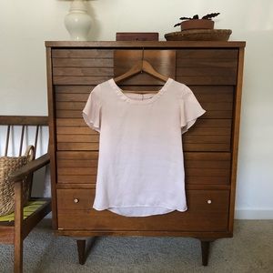 Silk Blush Blouse from Banana Republic